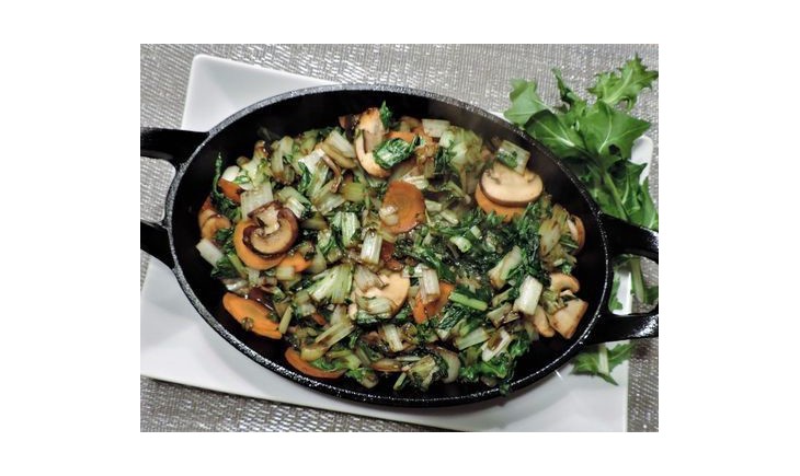 Raapsteeltjes in de wok Raapsteeltjes in de wok